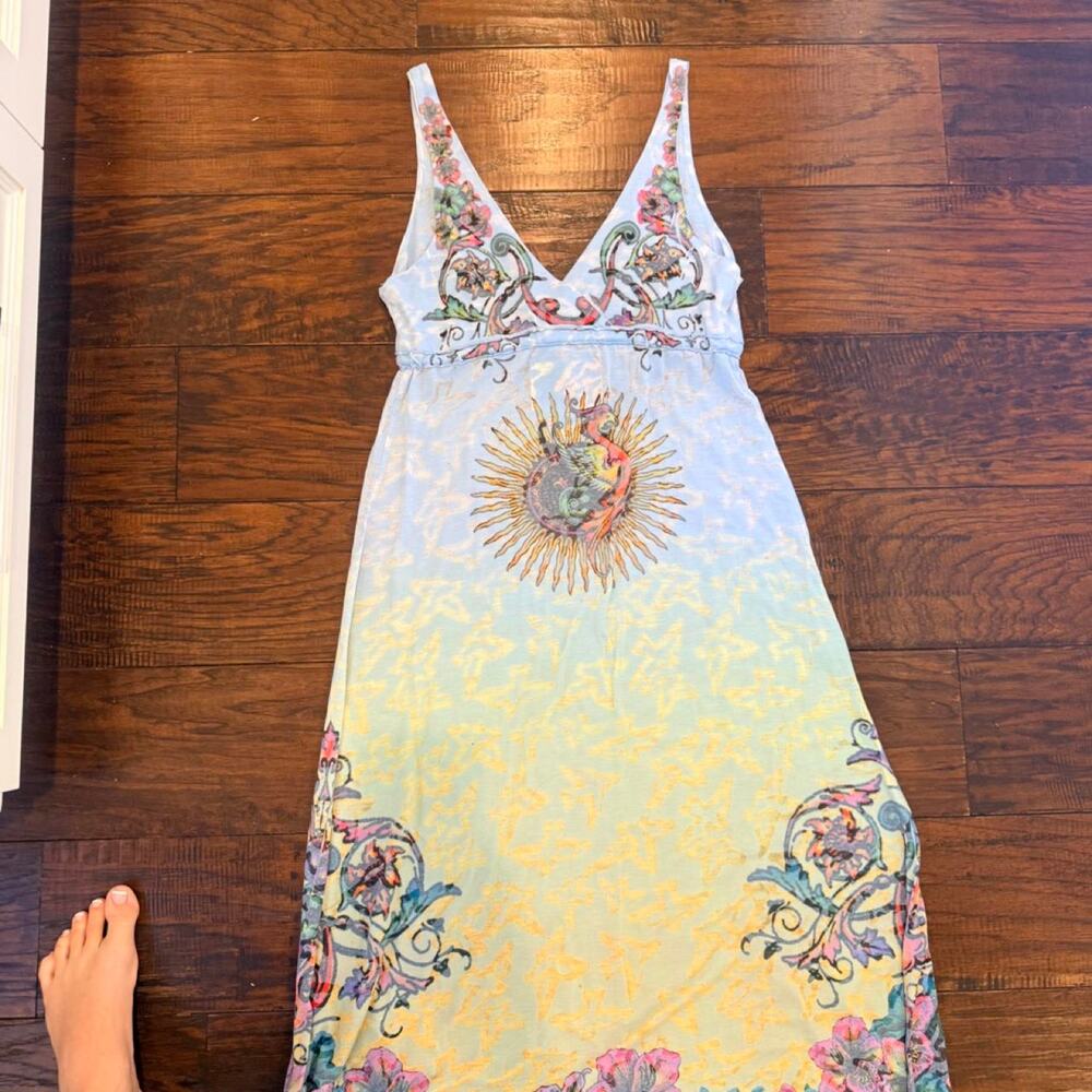 Y2k pastel floral slip dress - Picture 2 of 5